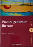 Poetica genurilor literare &ndash; Florica Bodistean (cateva sublinieri)