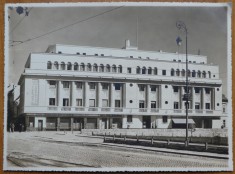 Fotografie din 1935, Palatul Prima Ardeleana; Soc. de Asigurari din Sibiu, semnata olograf de arhitect Gheorghe Cristinel, care a conceput planurile