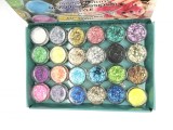 Paiete Unghii Global Fashion, Set 24 Bucati, Decoratiuni Nail Art Diverse Culori, Gel UV Acril, Aplicare Usoara, Rezistenta 4 Saptamani