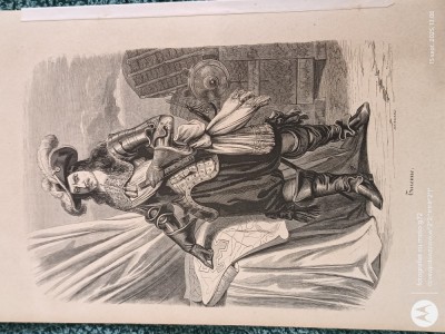 gravura veche pe hartie cartonata lucioasa , pentru colectie sau pentru inramare pe un format A4 foto