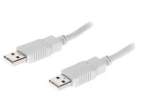 Cablu USB 2.0 A-A 1.8m Gri