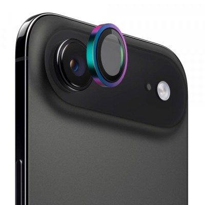 Folie de protectie Camera Spate Blueo Metal Frame pentru Apple iPhone 17 Air, Sticla Securizata, Multicolor foto