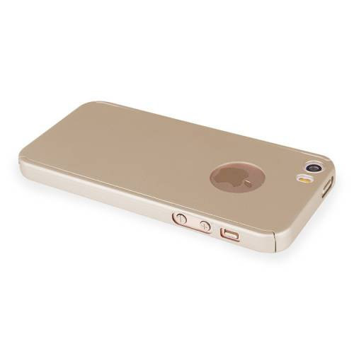 Husa Fullbody MyStyle Gold pentru Apple iPhone 5 / Apple iPhone 5S/ Apple iPhone 5SE acoperire completa 360 grade folie de protectie gratis