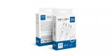 Cablu de date si incarcare Blue Star Q28 pentru Samsung/Huawei/Oppo/Lg/Xiaomi, Type C-Type C,1m, 6A, 60W, Quick Charge 4.0, Alb, Oem