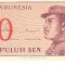 B11 5 - Bancnota foarte veche - Indonezia - 50 sen - 1964