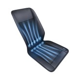 Husa Scaun Auto cu Ventilatie, Reglabila, 10 Ventilatoare, 3 Trepte de Viteza, Alimentare 12V, Negru