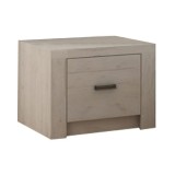 Cumpara ieftin Noptiera cu sertar din mdf maro frasin Infinity 45x42x55 cm