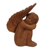 Cumpara ieftin Figurina Inger polirasina maro 11x7x15 cm