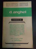 D. Angel - M. I. Dragomirescu ,544647, eminescu