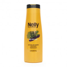 Sampon impotriva caderii parului Gold 24K, 400 ml, Nelly Professional
