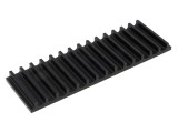 Radiator extrudat cu aripioare negru 50x159x10mm