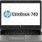 Laptop HP EliteBook 740 G2, Intel Core i5 Gen 5 5200U 2.2 Ghz, 4 GB DDR3, 500 GB HDD SATA, Wi-Fi, 3G, Bluetooth, Webcam, Display 14inch 1366 by 768, W