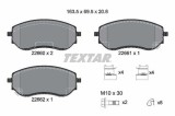 Set placute frana disc Mercedes X Class Sasiu, X-Class; Nissan Navara NP300 Pick-Up, Navara NP300 Sasiu, NP300 Navara Pick-Up Motor 2.3 dCi, 2.3 dCi