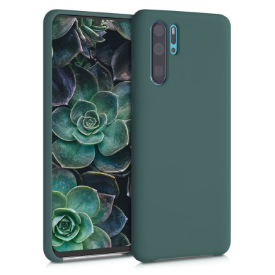 Husa pentru Huawei P30 Pro, Silicon, Verde, 47423.171 foto