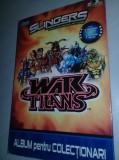 WAR TITANS/SLINGERS FAST SLINGIN ACTION,ALBUM COLECTIONARI,NORIEL,48 medalioane