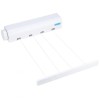 Uscator de rufe retractabil, cu 4 sarme si carlige, lungime maxima 3, 2 metri, alb