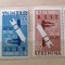 Romania 1957 LP 431 pereche orizontala congres A.S.I.T. nestampilat