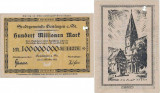 1923 (12 X), 100.000.000 mark - Germania (Geislingen an der Steige) - stare XF+!
