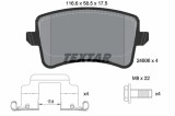 Set placute frana TEXTAR 2460602