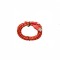 Cablu Date &amp; Incarcare Rotund Textil APPLE Lightning (Rosu) 1 Metru
