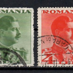 Romania 1934, LP. - Carol II (fără Poştă) - uzuale, Ștampilate