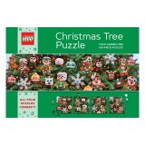 Lego Christmas Tree Puzzle: Four Connecting 100-Piece Puzzles