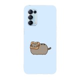 Husa compatibila cu Oppo A72, Viceversa, model I am a toast Pusheen, Silicon, TPU, Transparent, Carcasa