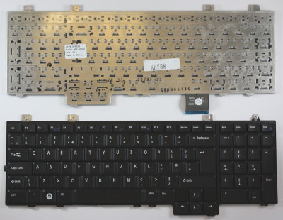 Tastatura laptop noua DELL Studio 1735 BLACK UK foto