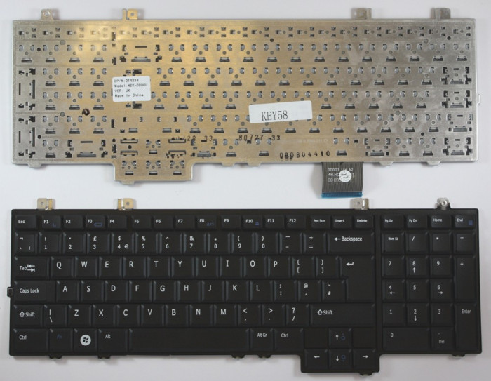 Tastatura laptop noua DELL Studio 1735 BLACK UK