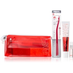 Swissdent Emergency Kit Red set pentru &icirc;ngrijirea dentară pentru albirea si protectia smaltului dentar