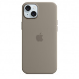 Husa de protectie Silicone Case with MagSafe pentru iPhone 15 Plus, Clay, Apple