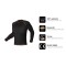 Bluza termica Basic, negru, marimea S/M, NEO - 2