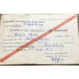 ACTRR01 Act Carnet - Mandat de delegat - UTM