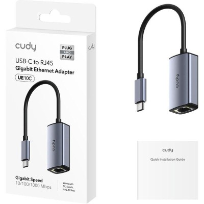 CUDY USB-C to Ethernet Adapter foto