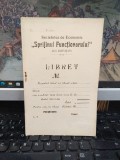 Societatea de Economie Sprijinul Funcționarului din Botoșani, Act constitutiv, Statutele, Livret, Botoșani 1910, 196