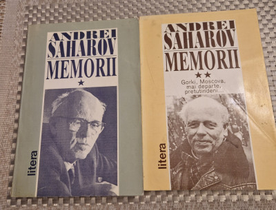 Memorii Andrei Saharov 2 volume foto