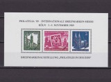 Cumpara ieftin ✅(V31) Germania &#039;89, bloc oficial Expo.Fila. Koln ,dupa marci Leipzig,MNH, Nestampilat
