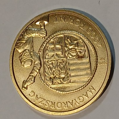 Moneda comemorativa 2000 forinti Ungaria 2020 foto