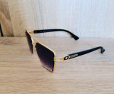 Ochelari de soare versace, Plastic, Negru