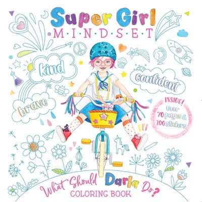 Super Girl Mindset Coloring Book: What Should Darla Do? foto