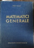 MATEMATICI GENERALE - ROMULUS CRISTESCU