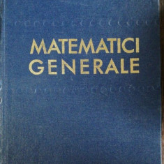 MATEMATICI GENERALE - ROMULUS CRISTESCU