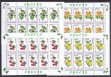 Romania 2002 fructe MI 5694-5697 minicoli MNH