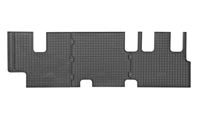 Set covorase auto din cauciuc VW T5 Caravele 2003-2015; T6 Caravele, Transporter 2015- (randul 3 ) 1 usa culisanta partea dreapta, Negre foto