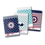 Caiet scolar A5 Herlitz X. Book Nautica, 48 file, matematica, colturi rotunjite, 70g/mp, 9478270