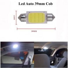 Set becuri led auto, 36MM, COB, 3W, lumina alba foto