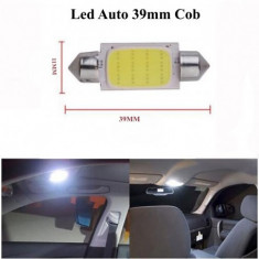 Set becuri led auto, 36MM, COB, 3W, lumina alba