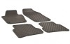 Covorase Auto Cauciuc Gri Carbon Seat Ibiza (2008-2015) + Ibiza ST (2010-) Bordura Inalta, Anti-Alunecare, Set 4 Bucati