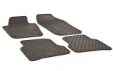 Covorase Auto Cauciuc Gri Carbon Seat Ibiza (2008-2015) + Ibiza ST (2010-) Bordura Inalta, Anti-Alunecare, Set 4 Bucati
