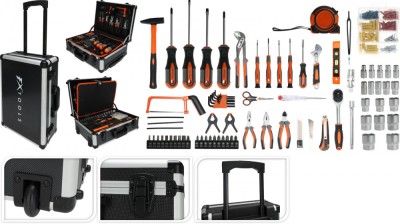 Troler cu set complet de scule FX Tools foto